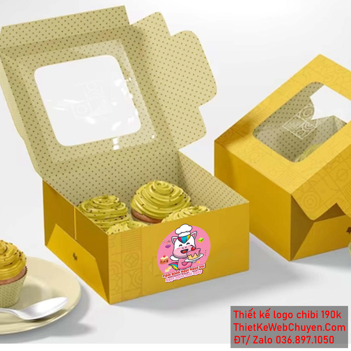 Vẽ chibi chú ngựa đầu bếp dễ thương bán bánh ngọt để thiết kế logo - Hình 4