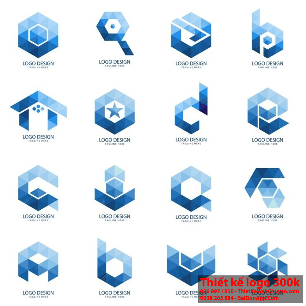 Xu hướng thiết kế logo hiện đại thường chú trọng vào phong cách Isometric Design.