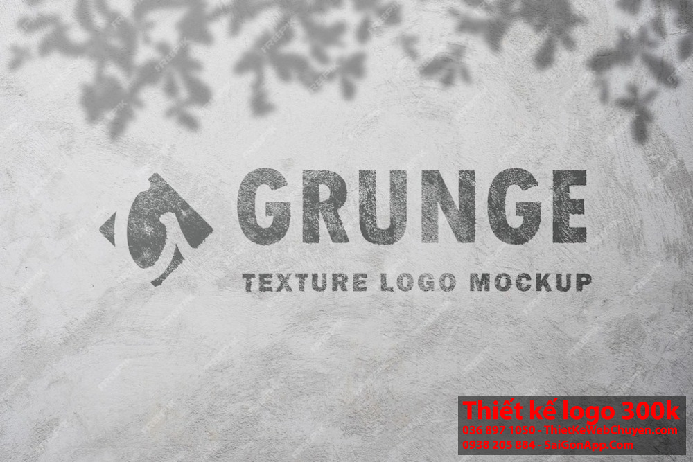 Sử dụng Textured Effects trong thiết kế logo giúp tạo ra sự phong phú và đa dạng.