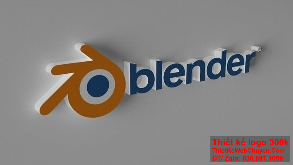 Blender logo thường được hiểu là biểu tượng của sự linh hoạt và mạnh mẽ.