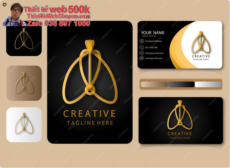 Logo online sang trọng cho thương hiệu trang sức