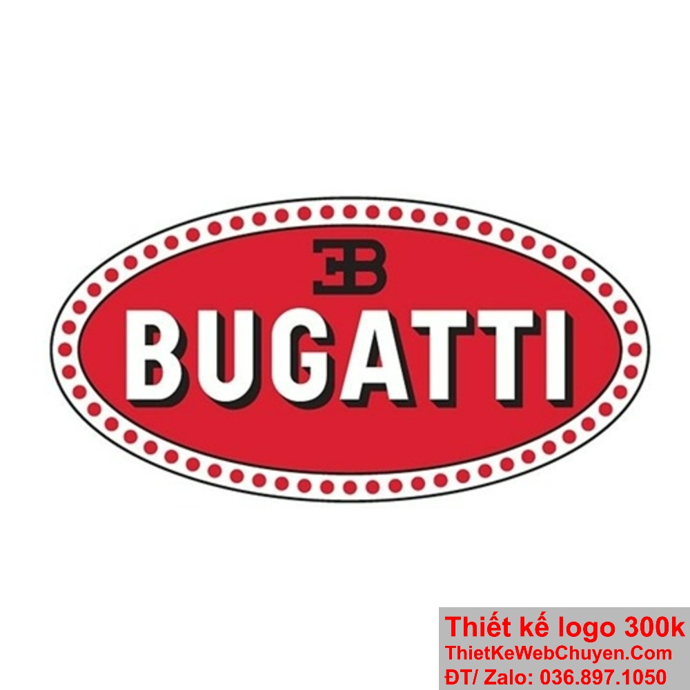 Bugatti Logo giúp thương hiệu dễ dàng được nhận diện trên toàn thế giới.