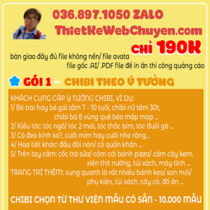 Mỗi lần tạo ra một logo chibi mới, tôi cảm thấy hứng khởi và tràn đầy ý tưởng.