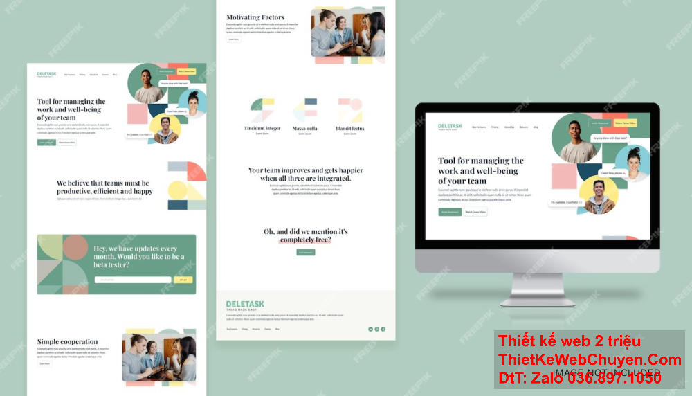 Đối với Miko Tech, việc tạo ra giao diện web chuyên nghiệp và thu hút là một nhiệm vụ mà họ làm rất tốt.