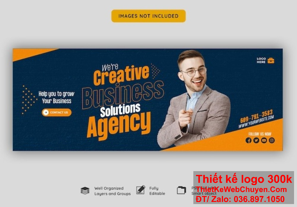 Tạo sự khác biệt và nổi bật trên mạng xã hội với banner website ảnh bìa Facebook được thiết kế độc đáo và chuyên nghiệp từ chúng tôi. Với tâm huyết và kiến thức chuyên môn, chúng tôi sẽ mang đến cho bạn banner website ảnh bìa Facebook đẹp và ấn tượng nhất.