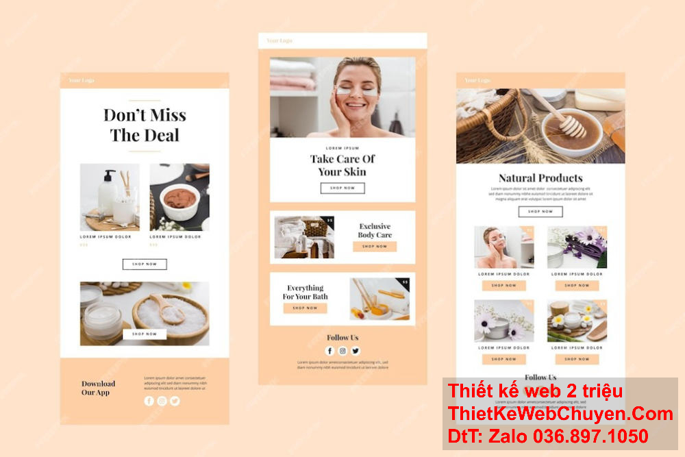 Bạn có thể liên hệ thiết kế web Cánh Cam để nhận báo giá.