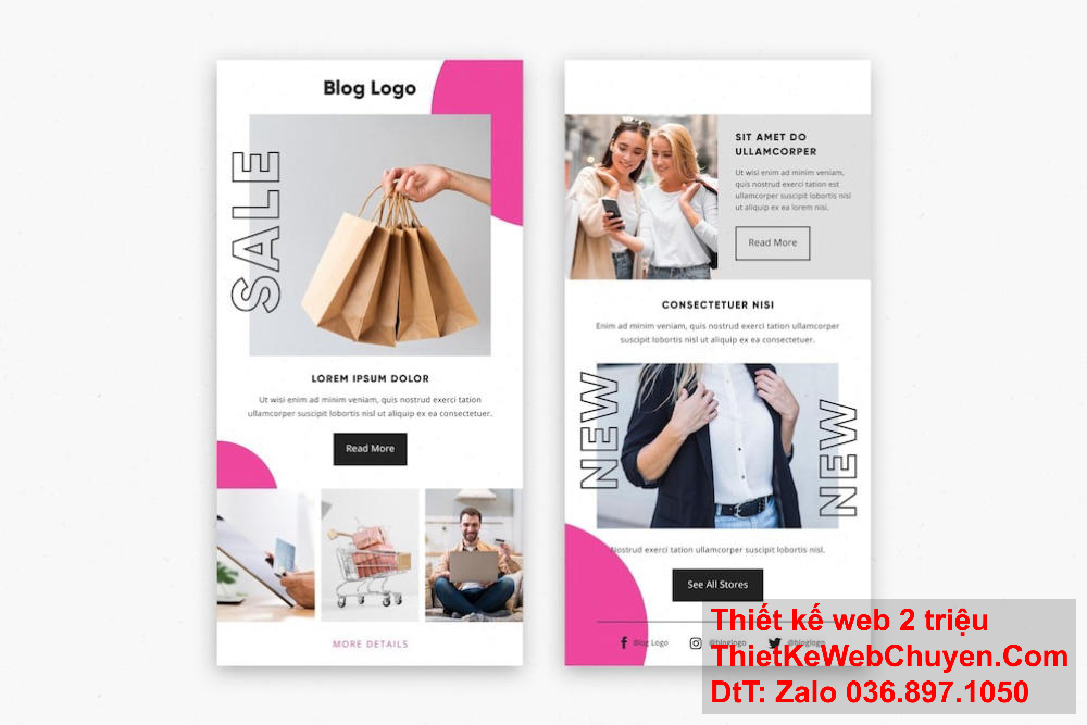 Thiết kế web Cánh Cam được đánh giá cao về độ sáng tạo.