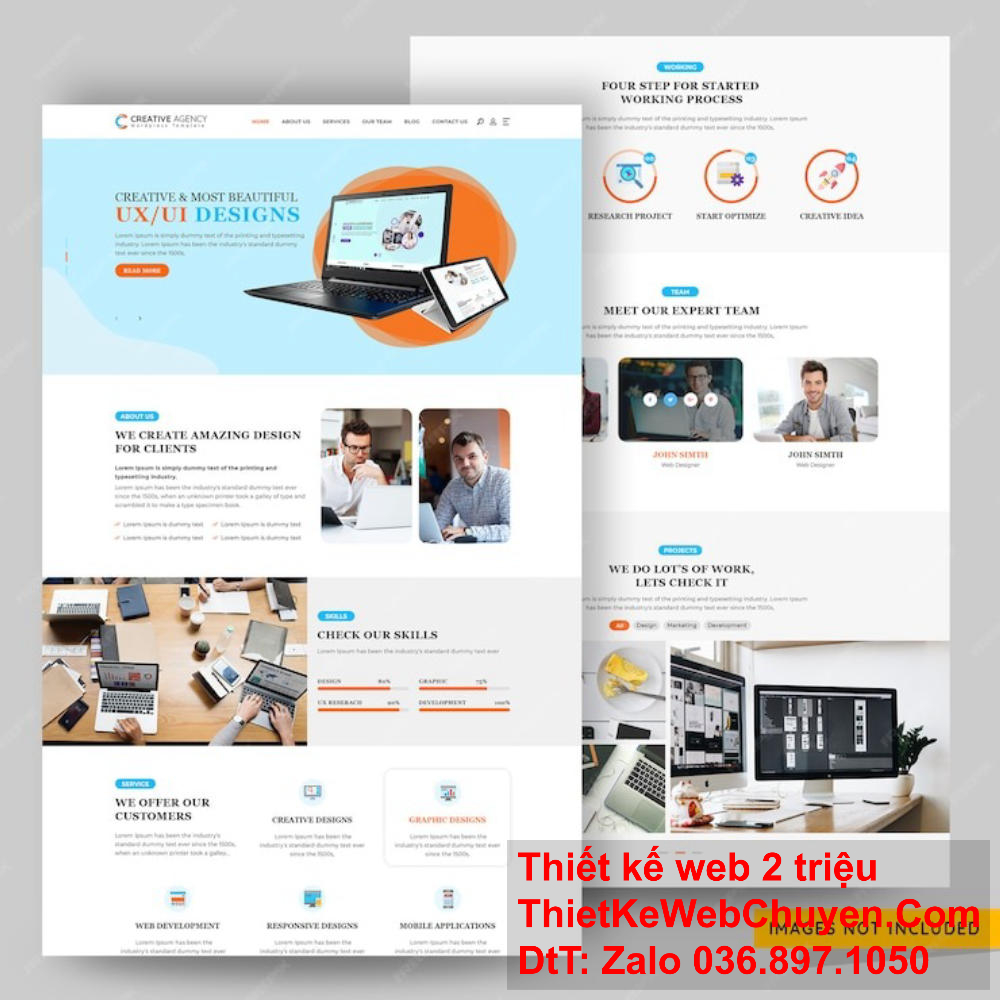 Trust cam kết tạo ra các website độc đáo và phản ánh được giá trị cốt lõi của doanh nghiệp.