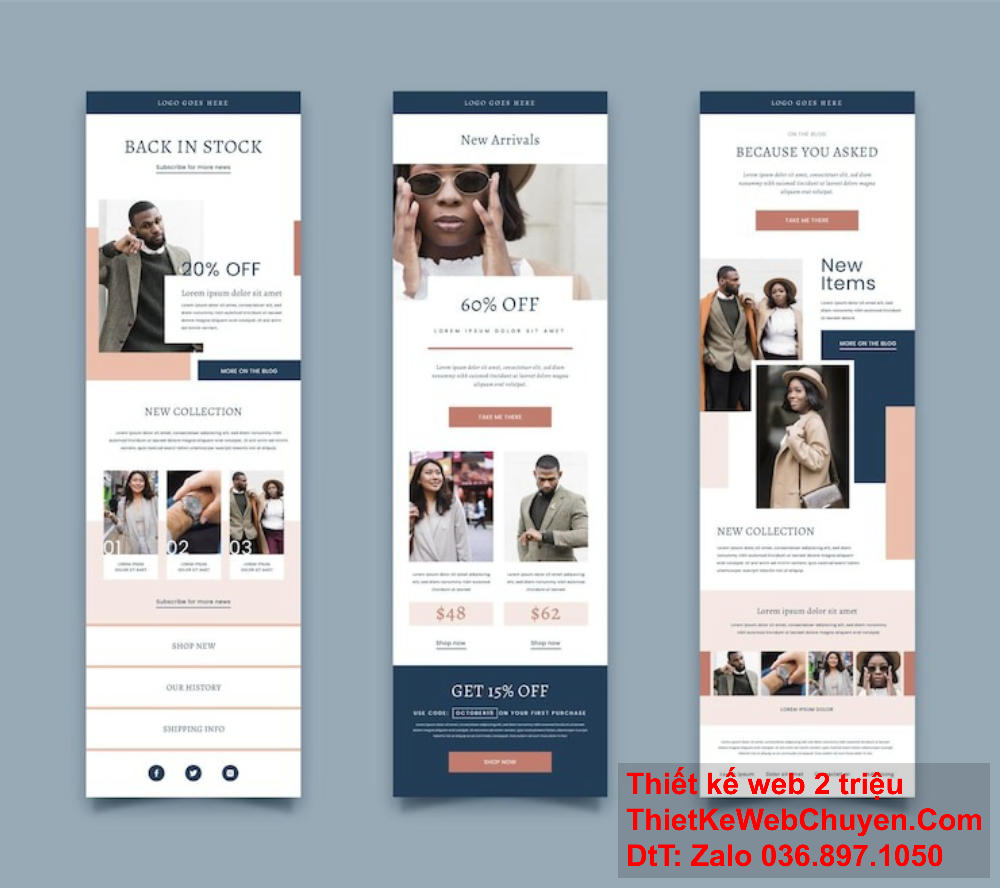 Landing page nên có nội dung rõ ràng và dễ đọc. Thiết kế landing page đòi hỏi sự cân nhắc kỹ lưỡng về màu sắc và định dạng.