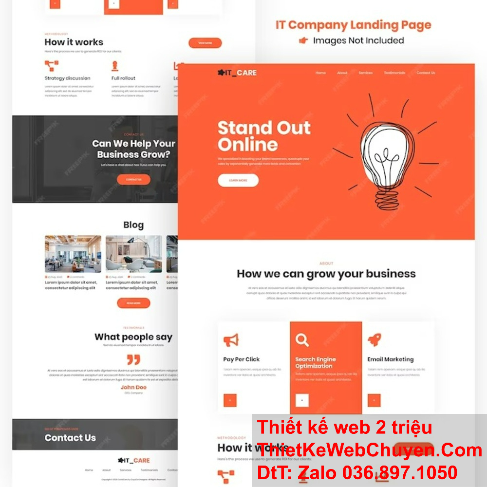 Dịch vụ thiết kế website trọn gói của chúng tôi bao gồm tất cả các khâu từ thiết kế giao diện, phát triển chức năng, đến quản lý nội dung và tối ưu hóa công cụ tìm kiếm.