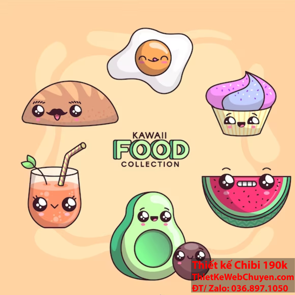 Sự Hấp Dẫn Của Đồ Ăn Chibi: Nụ Cười Trên Đĩa Ăn Đồ Ăn Chibi: Món Quà Dễ Thương Từ Bếp Nhà