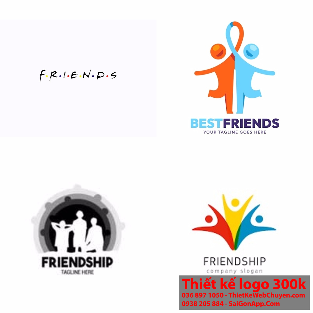 "Friends" logo: Sự đơn giản nhưng đầy ý nghĩa. Sự phổ biến vượt trội của "Friends" logo qua các thập kỷ.