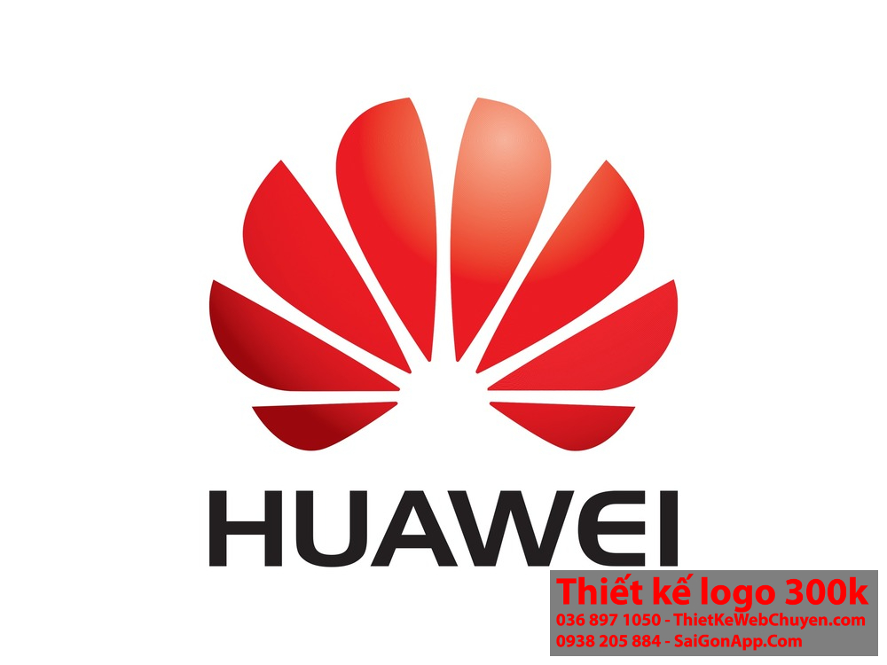 Thiết kế của Huawei logo thường đơn giản nhưng không kém phần hiện đại và độc đáo.
