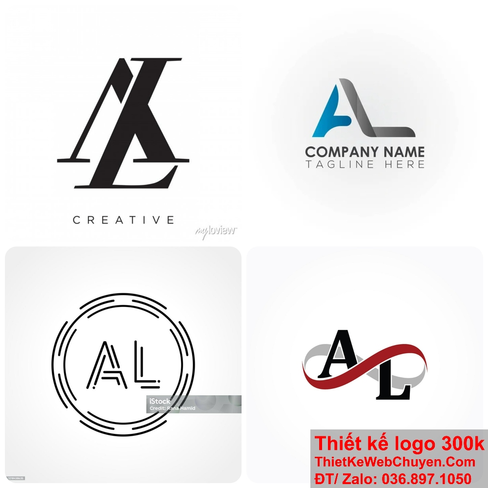 Thiết kế Logo AL phù hợp với xu hướng hiện nay. Logo AL thể hiện phong cách độc đáo.