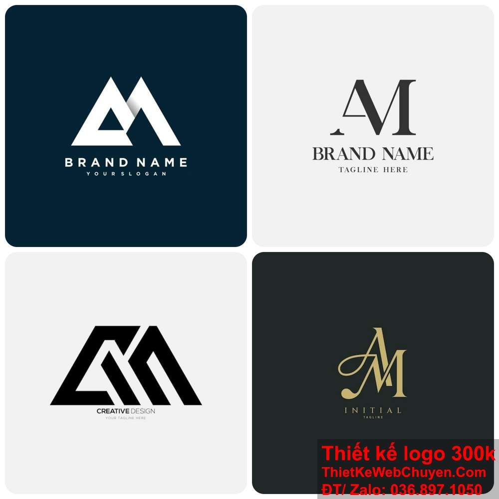 Logo AM là biểu tượng của sự phát triển bền vững. Thiết kế Logo AM phản ánh sự tinh tế.