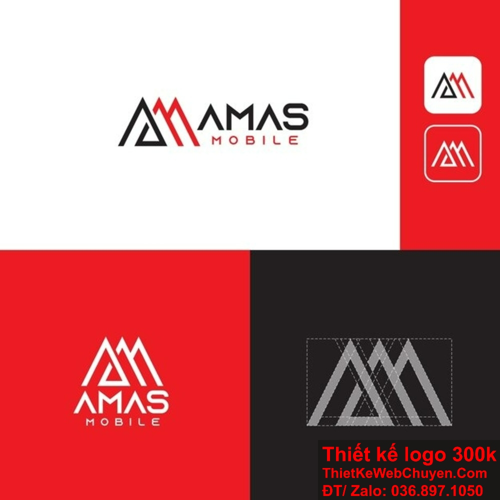 Logo AM khẳng định đẳng cấp của doanh nghiệp. Logo AM nổi bật với sự tối giản nhưng tinh tế.