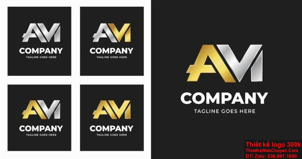 Logo AM mang lại cảm giác chuyên nghiệp. Logo AM được khách hàng dễ dàng nhận diện.
