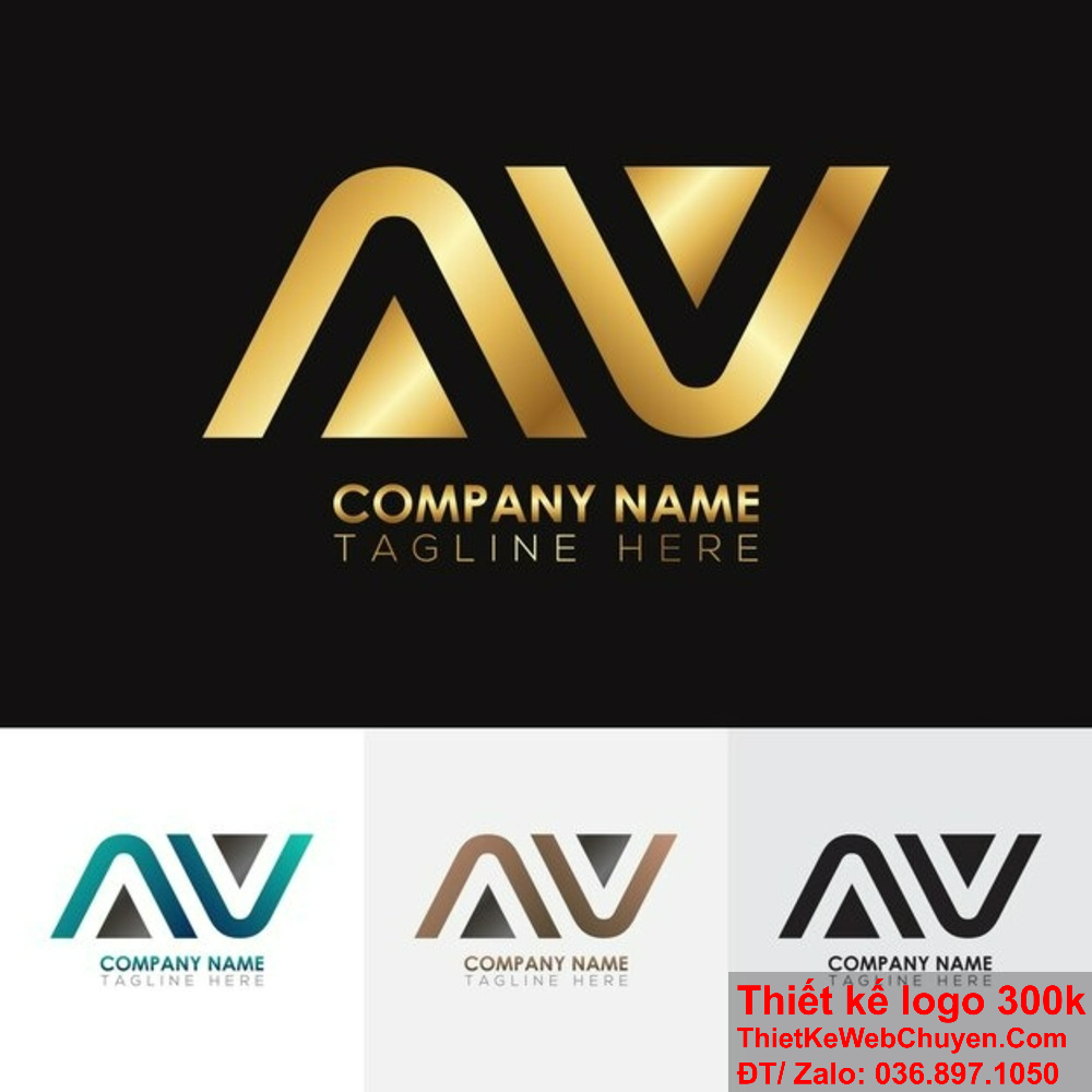 Logo AV giúp thương hiệu của bạn nổi bật và dễ nhận biết hơn.