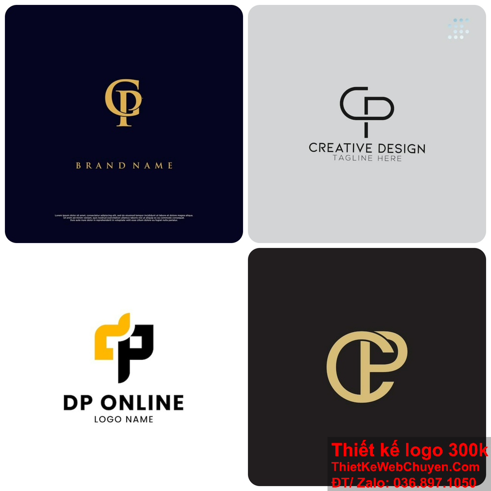 Logo CP đơn giản nhưng mang lại ấn tượng mạnh mẽ.
