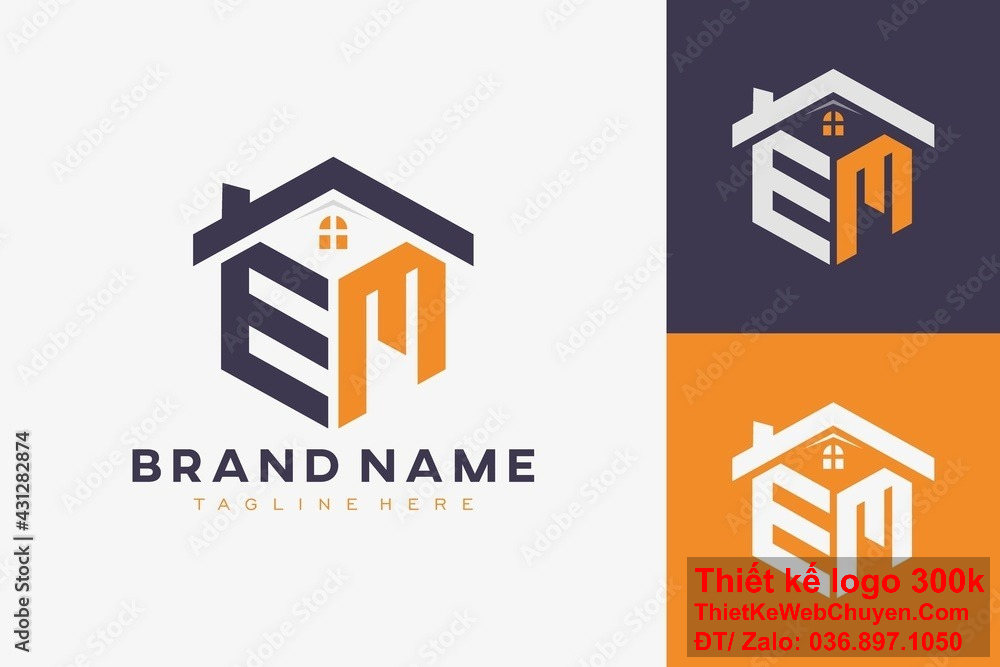 Bạn cần một Logo EM để khẳng định thương hiệu? Logo EM được thiết kế với phong cách hiện đại.