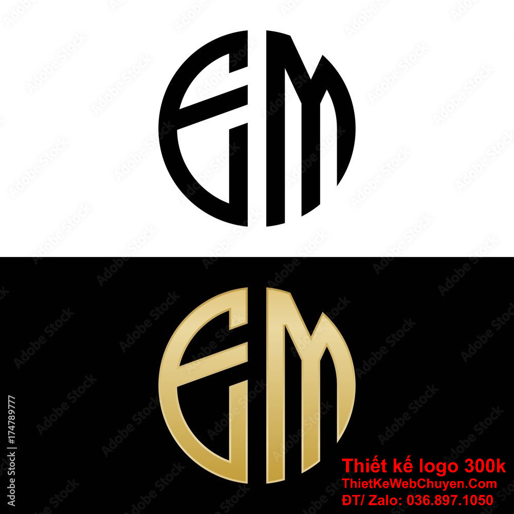 Logo EM không chỉ đẹp mắt mà còn có tính ứng dụng cao. Để lại ấn tượng khó quên với Logo EM độc nhất vô nhị.