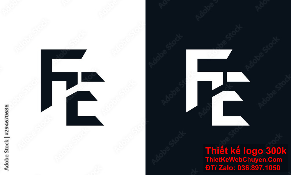 Logo FE là biểu tượng của sự sáng tạo và cá nhân hóa trong thiết kế.