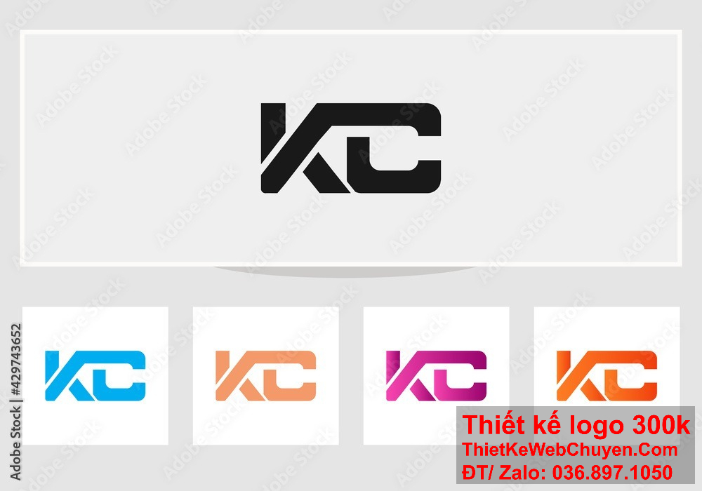 Logo KC độc đáo và đẹp mắt có thể giúp thương hiệu nổi bật và thu hút sự chú ý từ khách hàng.