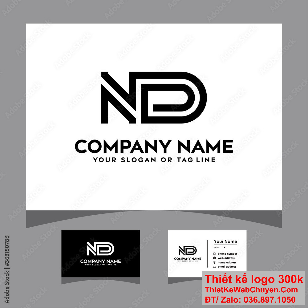 Logo ND: Khi thiết kế trở thành niềm đam mê. Vượt qua đối thủ cạnh tranh với Logo ND.