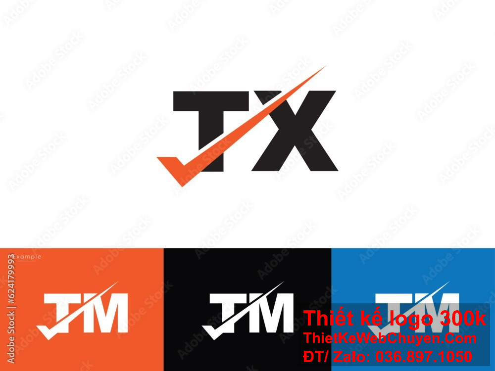 Logo TX tạo dựng hình ảnh chuyên nghiệp và đáng tin cậy cho thương hiệu.