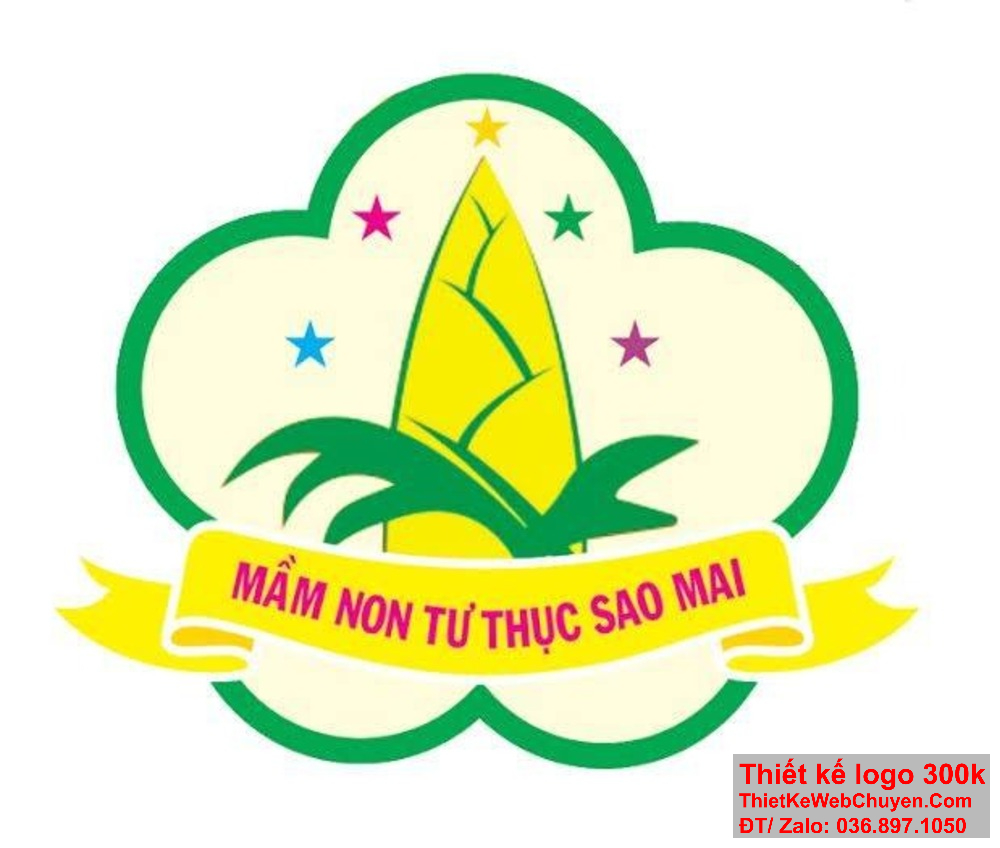 Sự độc đáo và sáng tạo trong thiết kế logo búp măng non giúp trường học nổi bật trong cộng đồng.