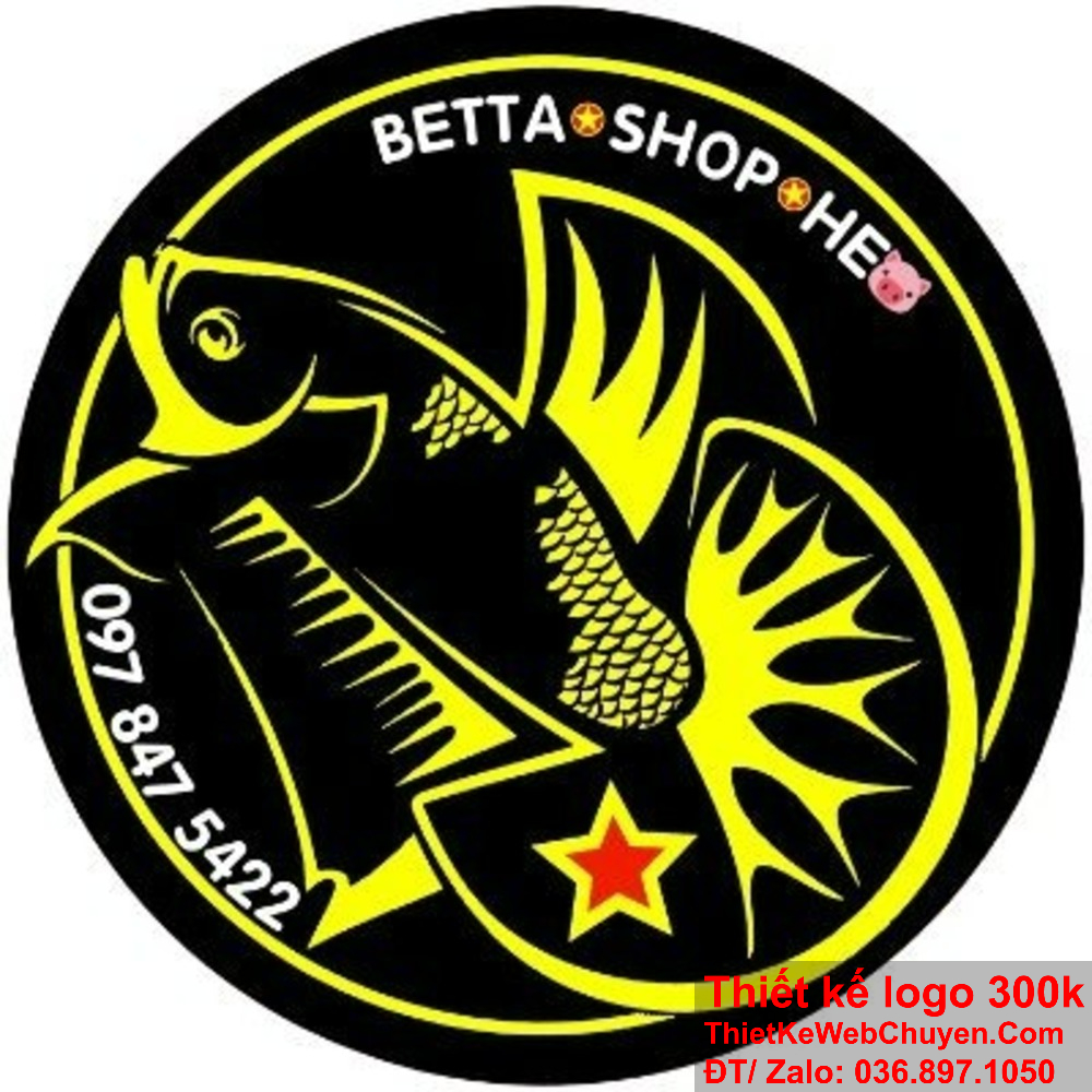 Logo Cá Betta thường được thiết kế để thể hiện vẻ đẹp và sự độc đáo của loài cá này. Sự sắp xếp màu sắc và hình ảnh trong Logo Cá Betta thường phản ánh sự sinh động và hoàn hảo của loài cá.