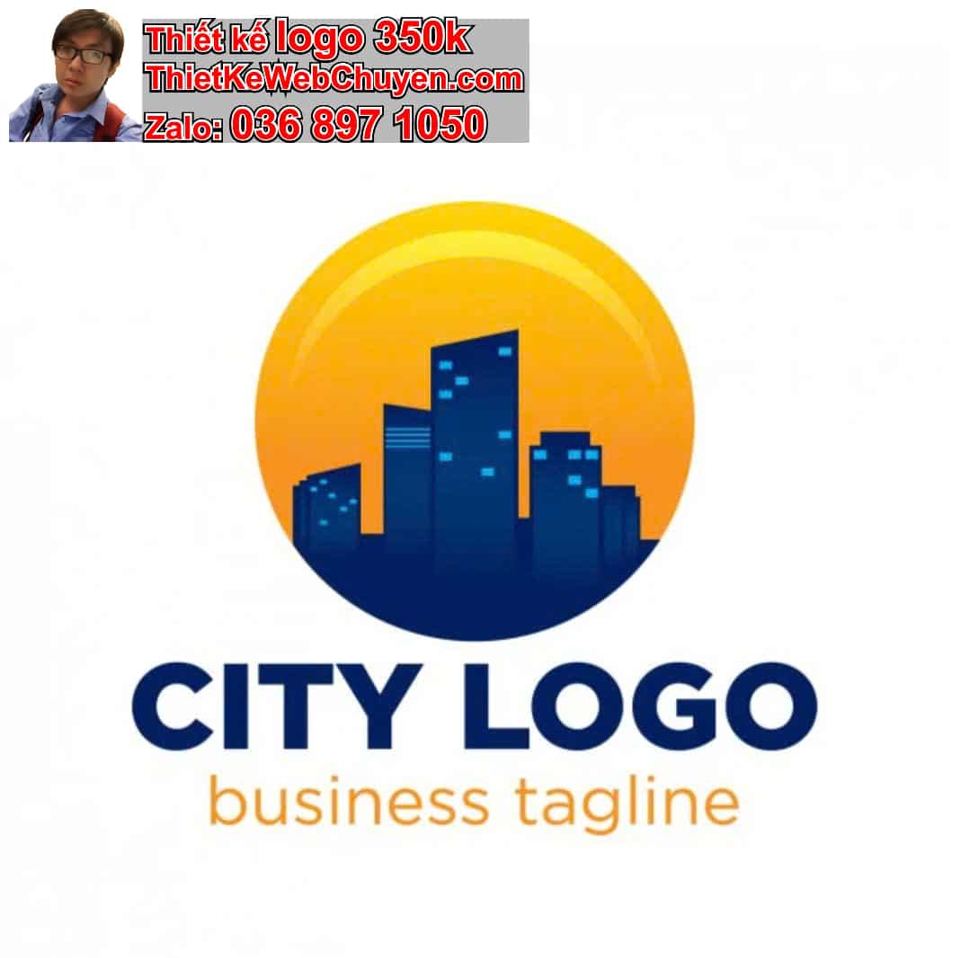 Logo công ty khó in khó thi công 