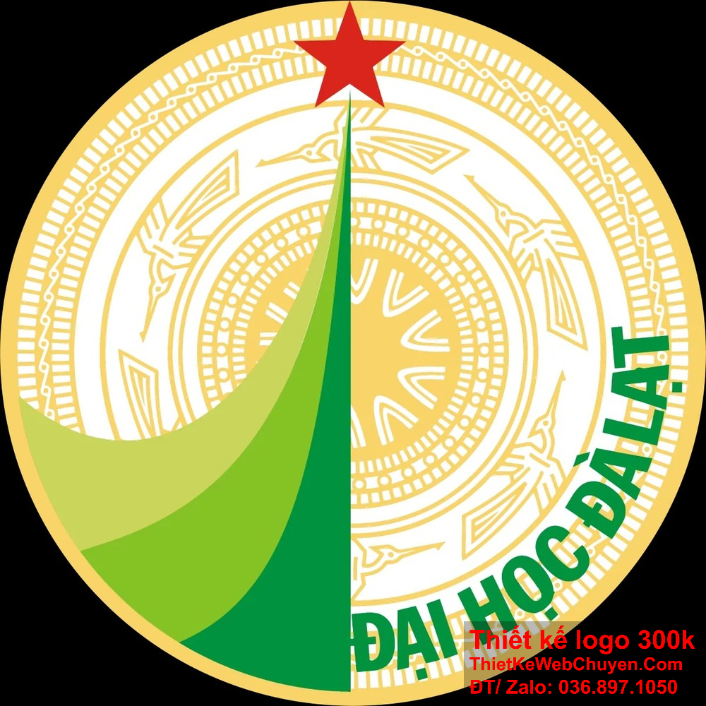 Logo Đại học Đà Lạt là biểu tượng đặc trưng được sử dụng để đại diện cho trường và thể hiện bản sắc riêng của nó.