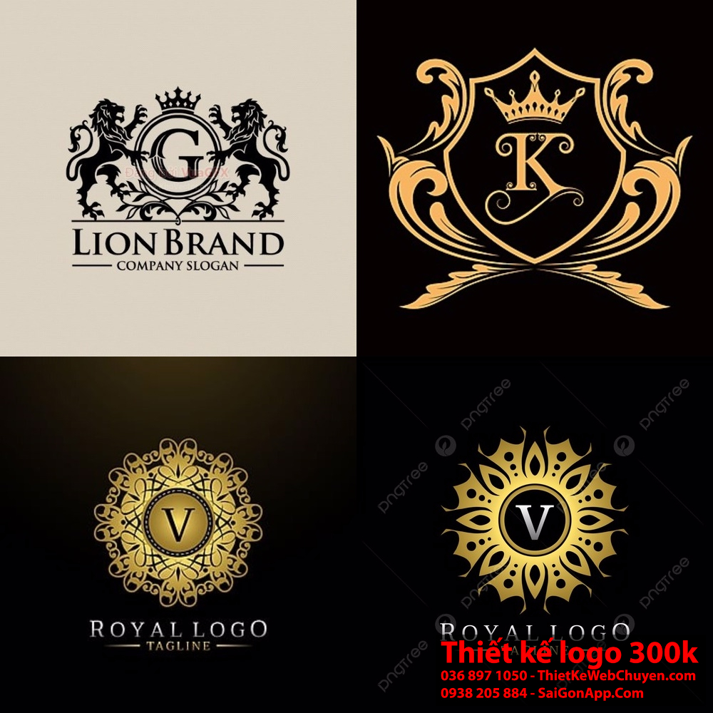 Mỗi đường nét của logo hoàng gia đều phản ánh sự quyền lực và vương giả. Logo hoàng gia thường được tạo ra với sự kỹ lưỡng và cẩn trọng.