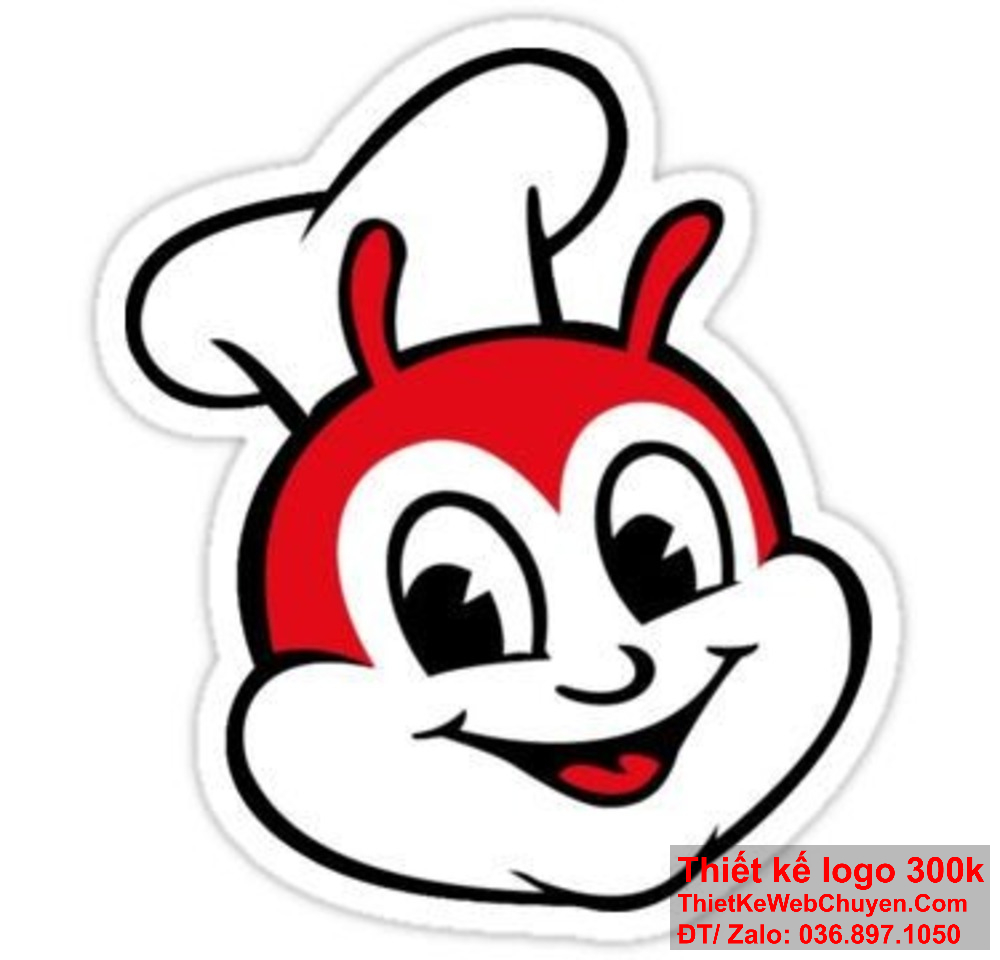 Logo Jollibee thường xuất hiện trên biển hiệu và bảng quảng cáo của nhà hàng. Jollibee đã xây dựng một hình ảnh mạnh mẽ thông qua logo của mình trên thị trường.