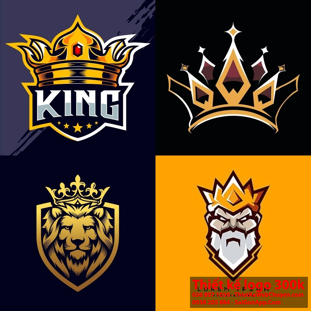 Một số logo King nổi tiếng đã trở thành biểu tượng của sự lãnh đạo và quyền lực. Logo của King có thể được tùy chỉnh để phản ánh phong cách và giá trị của doanh nghiệp hoặc tổ chức.