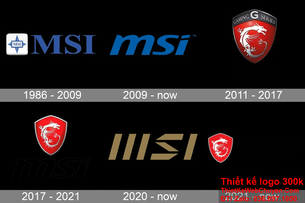 Thiết kế Logo MSI được nhiều người yêu thích.