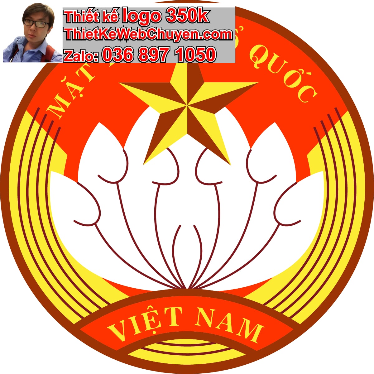 Logo online MẶT TRẬN TỔ QUỐC VIỆT NAM