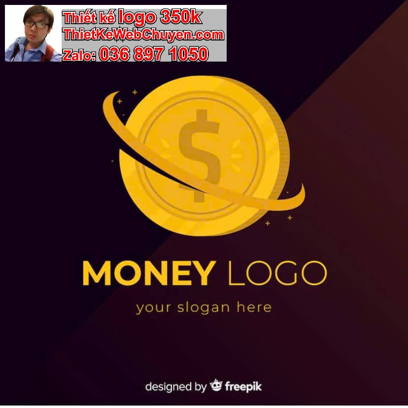 Logo online có lưới tỷ lệ vàng 