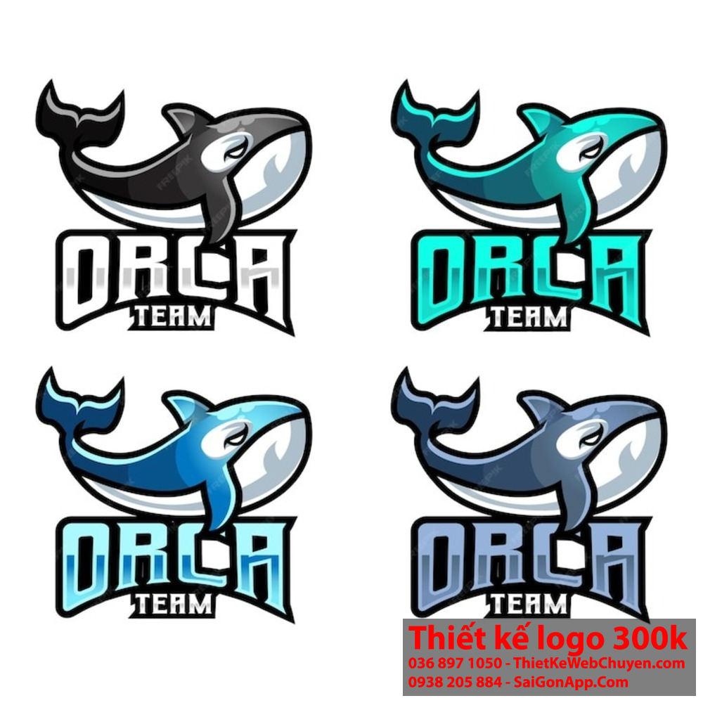 Sự linh hoạt của Logo Shark giúp nó dễ dàng áp dụng trên nhiều nền tảng khác nhau.