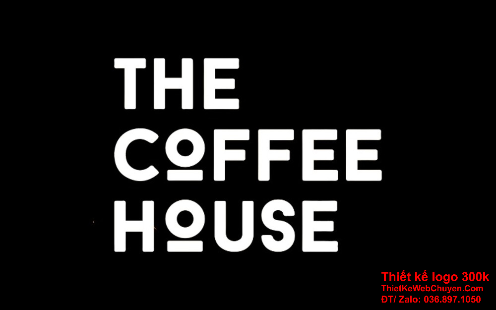 Thiết kế logo The Coffee House thể hiện sự chuyên nghiệp và độc đáo của thương hiệu.