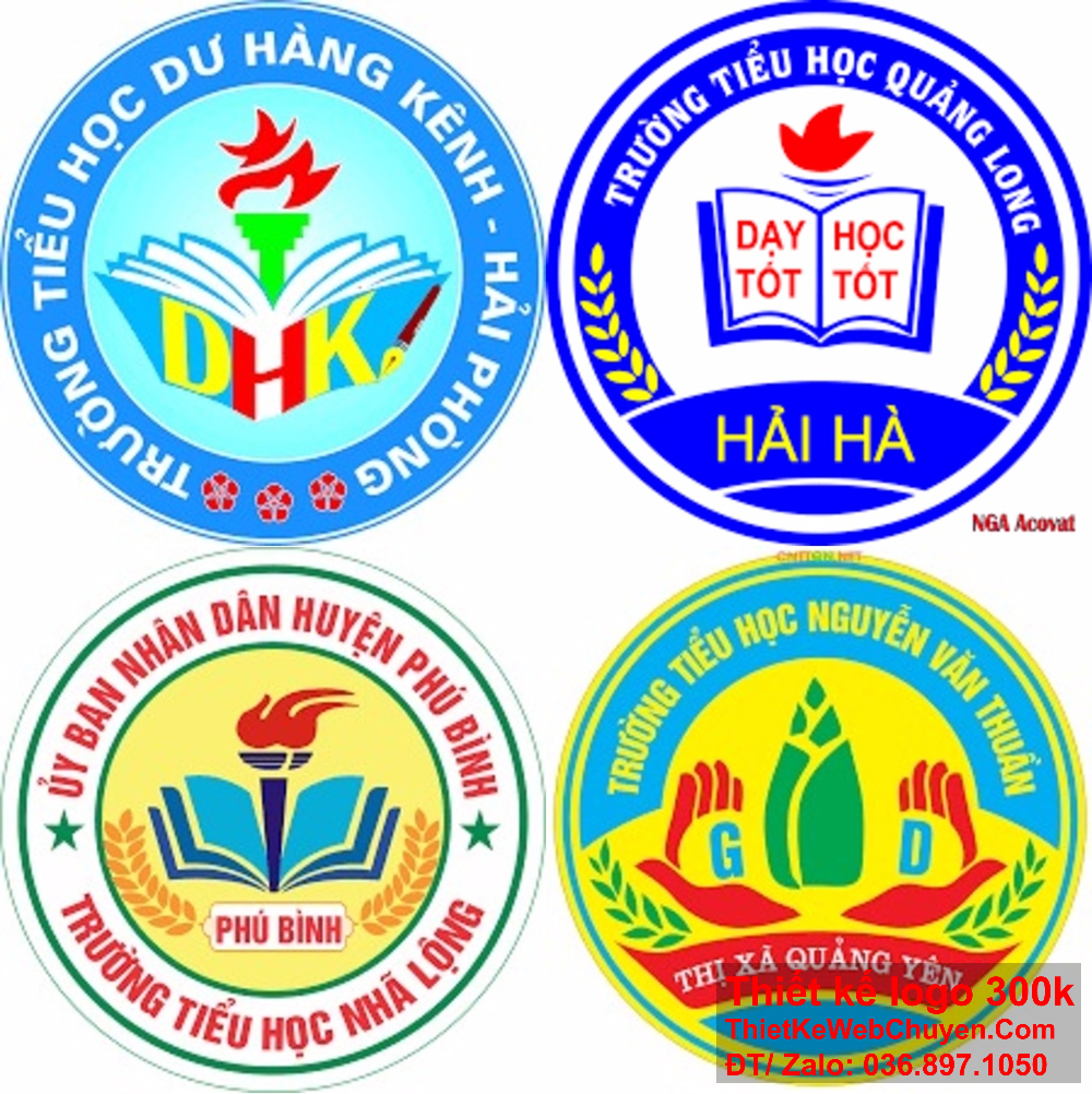 Logo trường tiểu học thường gắn liền với tên và biểu tượng của trường để tạo ra sự nhận diện rõ ràng. Logo trường tiểu học thường được sử dụng trên các tài liệu, biểu ngữ và trang web của trường.
