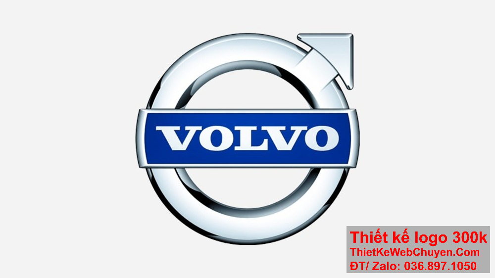 Logo Volvo là biểu tượng của sự an toàn và đẳng cấp trong ngành công nghiệp xe hơi.