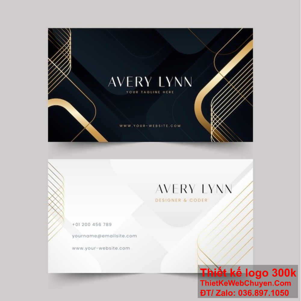 Mẫu name card visit sang trọng, cách bạn chào đón cơ hội và thách thức mới. Tư vấn thiết kế mẫu name card visit sang trọng, hiện đại và thu hút.
