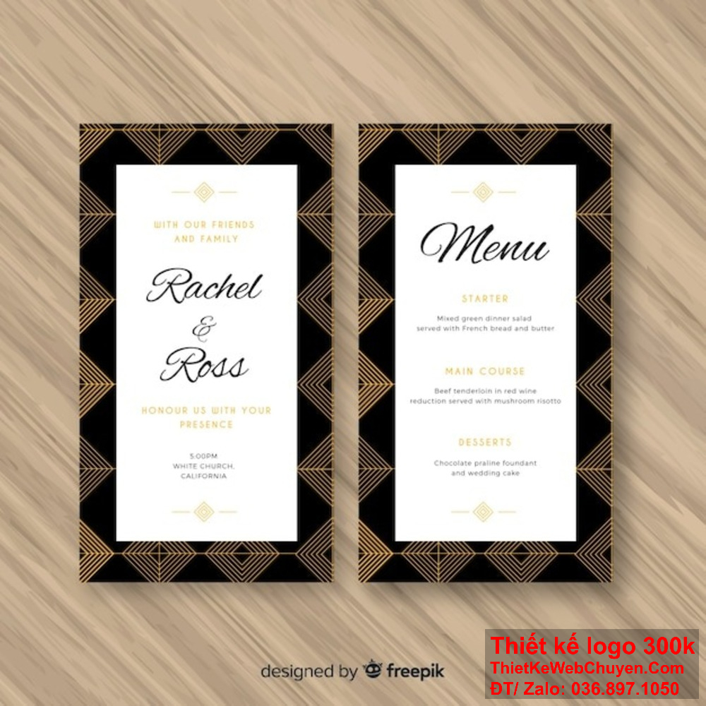 Menu mẫu đẹp sang trọng là yếu tố không thể thiếu để tạo nên không gian ẩm thực hoàn hảo. Sử dụng menu mẫu đẹp sang trọng, nhà hàng của bạn sẽ trở nên chuyên nghiệp và thu hút hơn bao giờ hết.