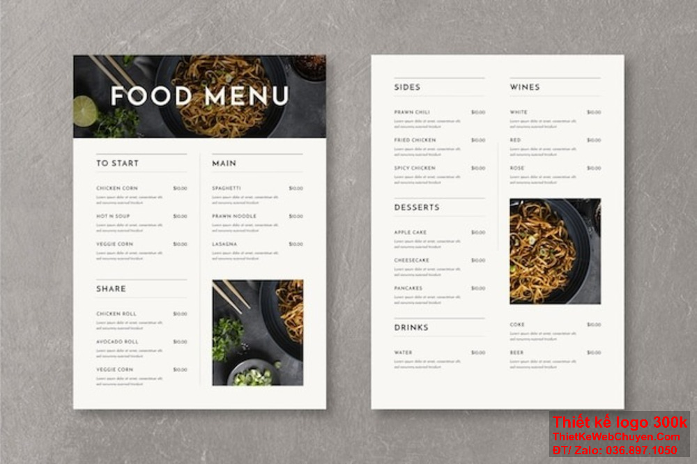 Một menu thực đơn nhà hàng đẹp sẽ giúp khách hàng dễ dàng lựa chọn món ăn và tạo ấn tượng tốt ngay từ cái nhìn đầu tiên Đầu tư vào menu thực đơn nhà hàng đẹp là cách hiệu quả để nâng cao hình ảnh và chất lượng dịch vụ của nhà hàng