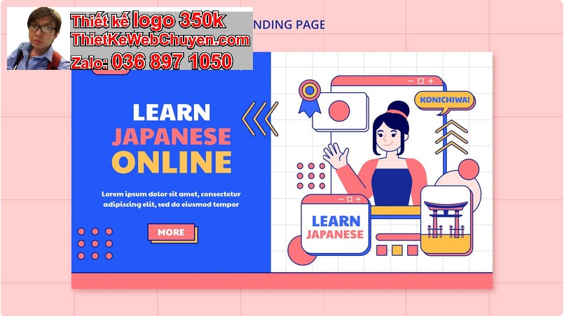 Nâng cấp web trung tâm tiếng Nhật