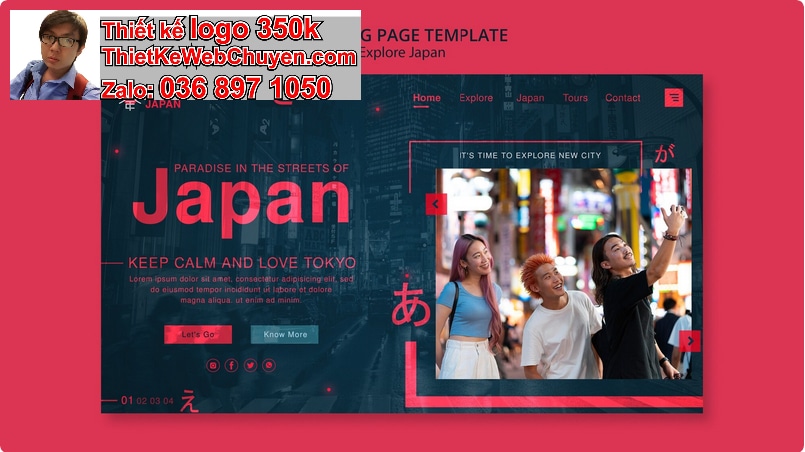 Nâng cấp web trung tâm tiếng Nhật