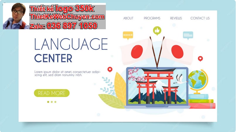 Nâng cấp web trung tâm tiếng Nhật