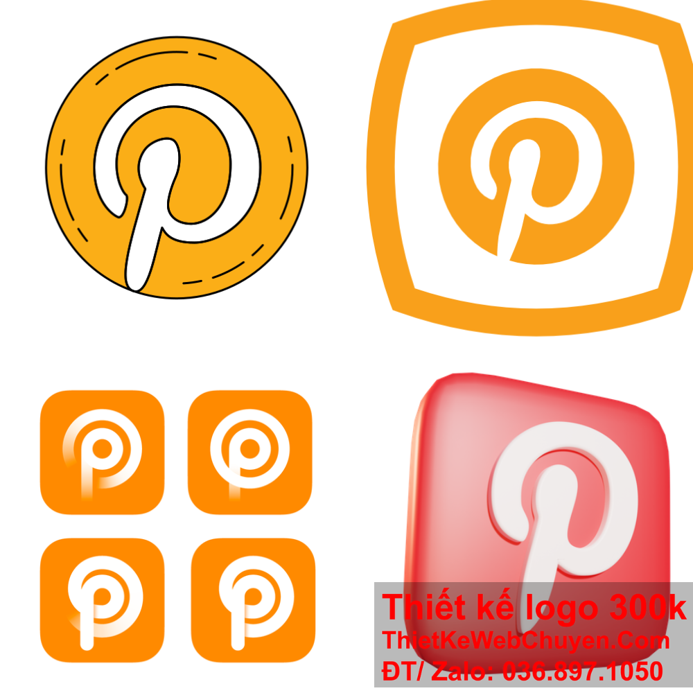 Thiết kế Pinterest logo thường phản ánh tinh thần và giá trị của nền tảng chia sẻ hình ảnh này.
